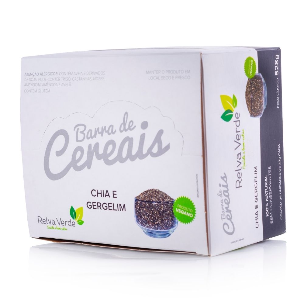 Barra de Cereais Vegana com Chia e Gergelim (display 24unid) - Imagem 11