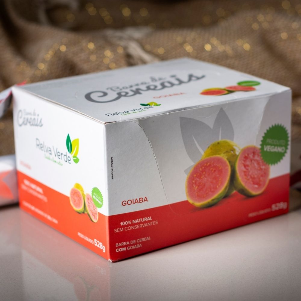 Barra de Cereais Vegana com Goiaba (display 24unid) - Imagem 8