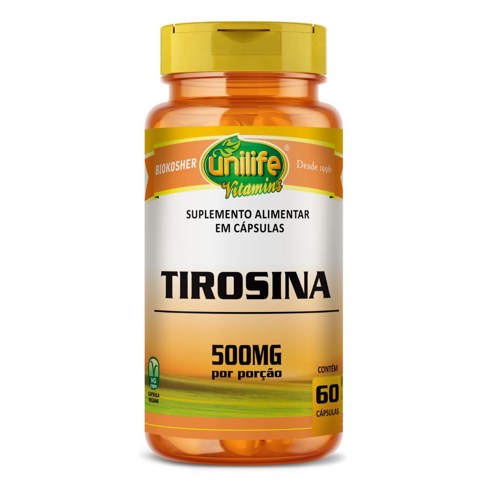 Tirosina Unilife 60 cápsulas