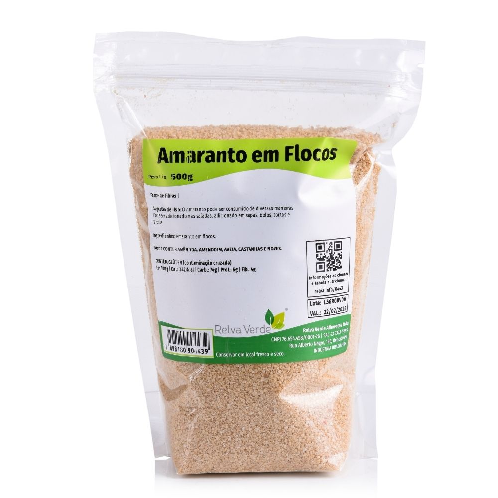 Amaranto em Flocos 500g - Imagem 3