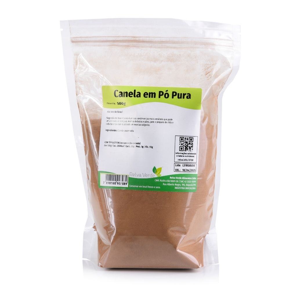 Canela em Pó Pura 500g - Imagem 3