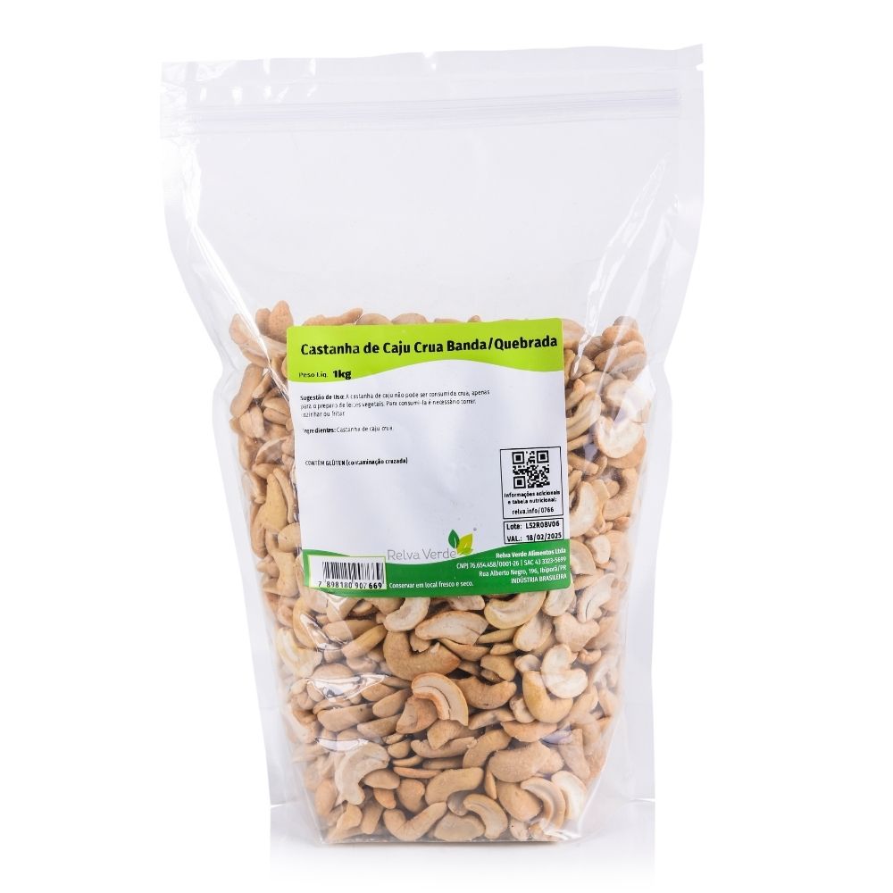 Castanha de Caju Crua Banda/Quebrada 1kg - Imagem 3