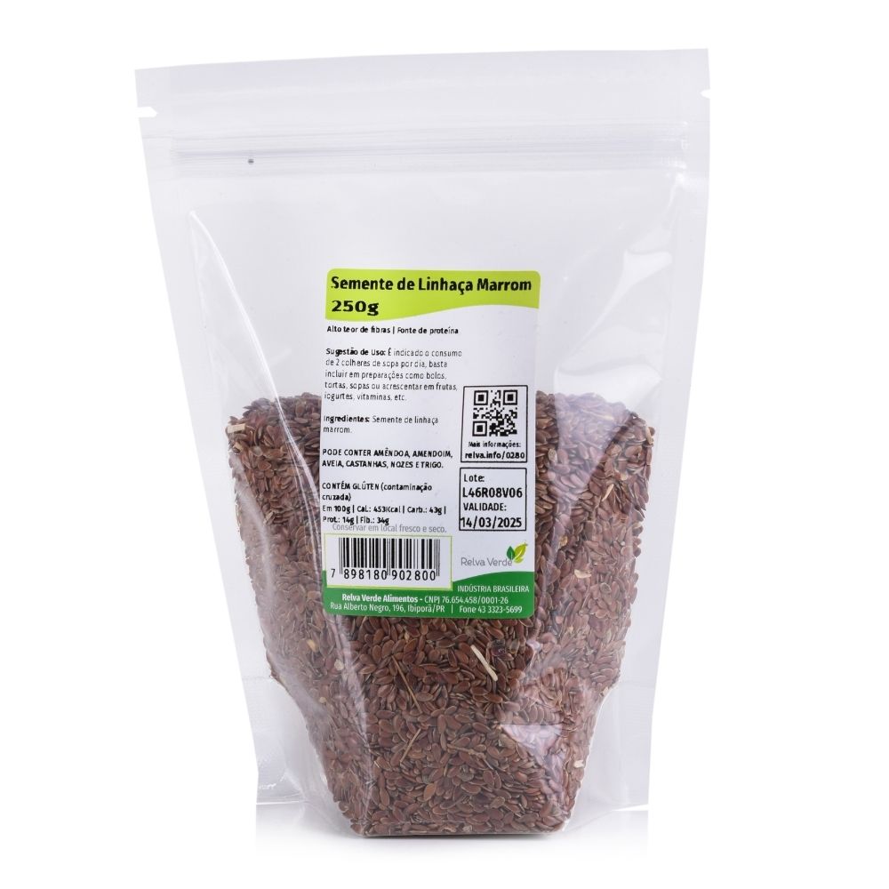 Semente de Linhaça Marrom 250g - Imagem 3