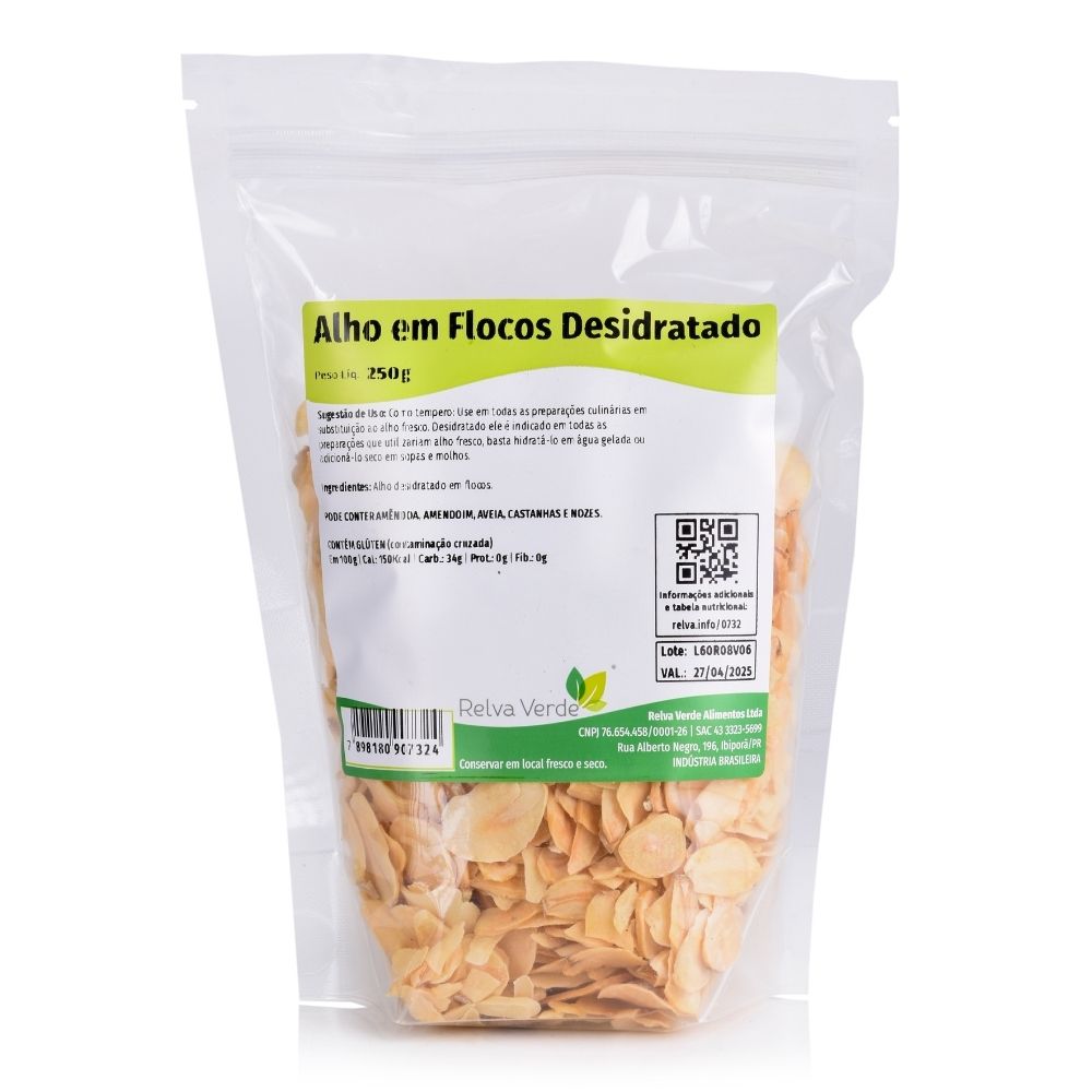 Alho em Flocos Desidratado 250g - Imagem 3