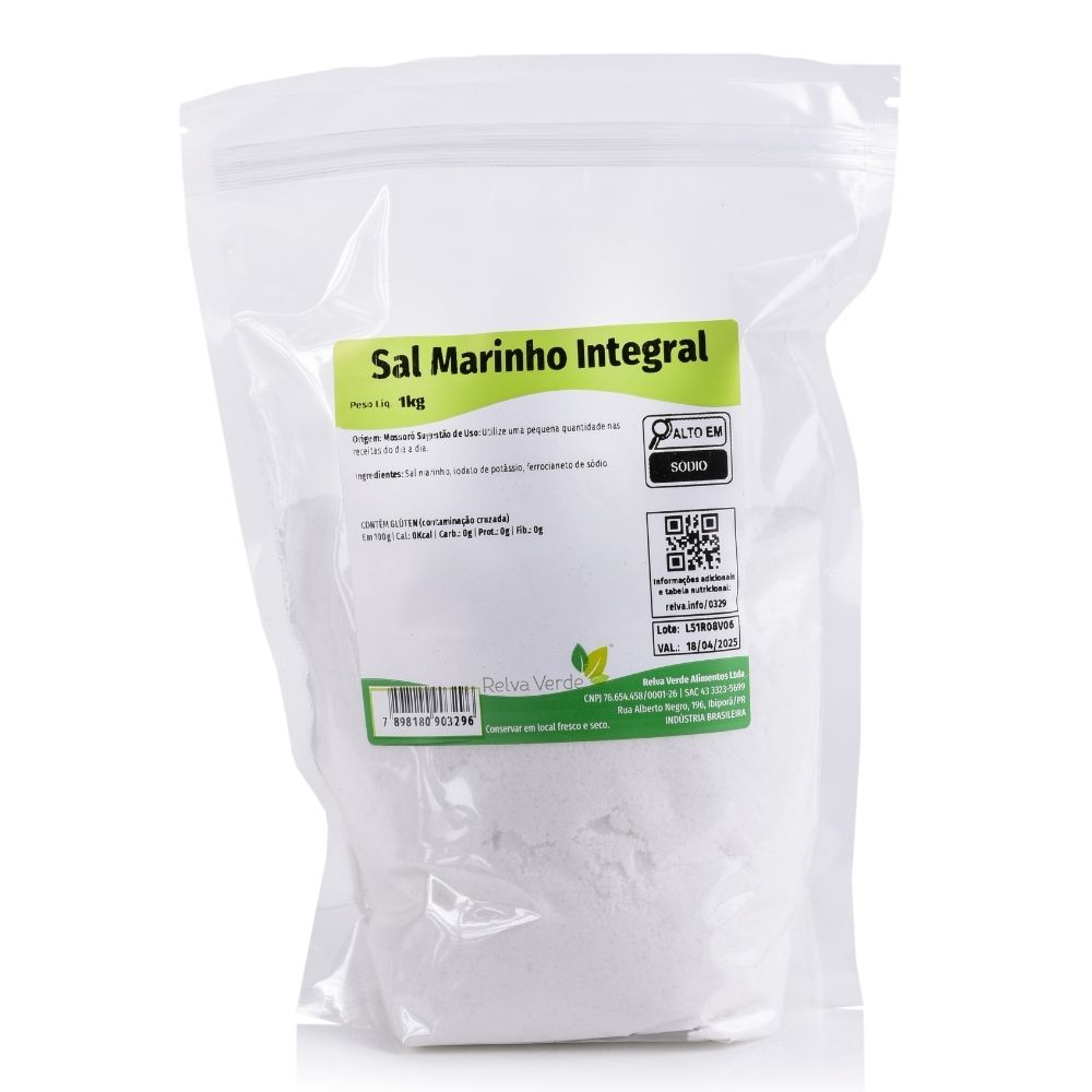 Sal Marinho Integral 1kg - Imagem 3