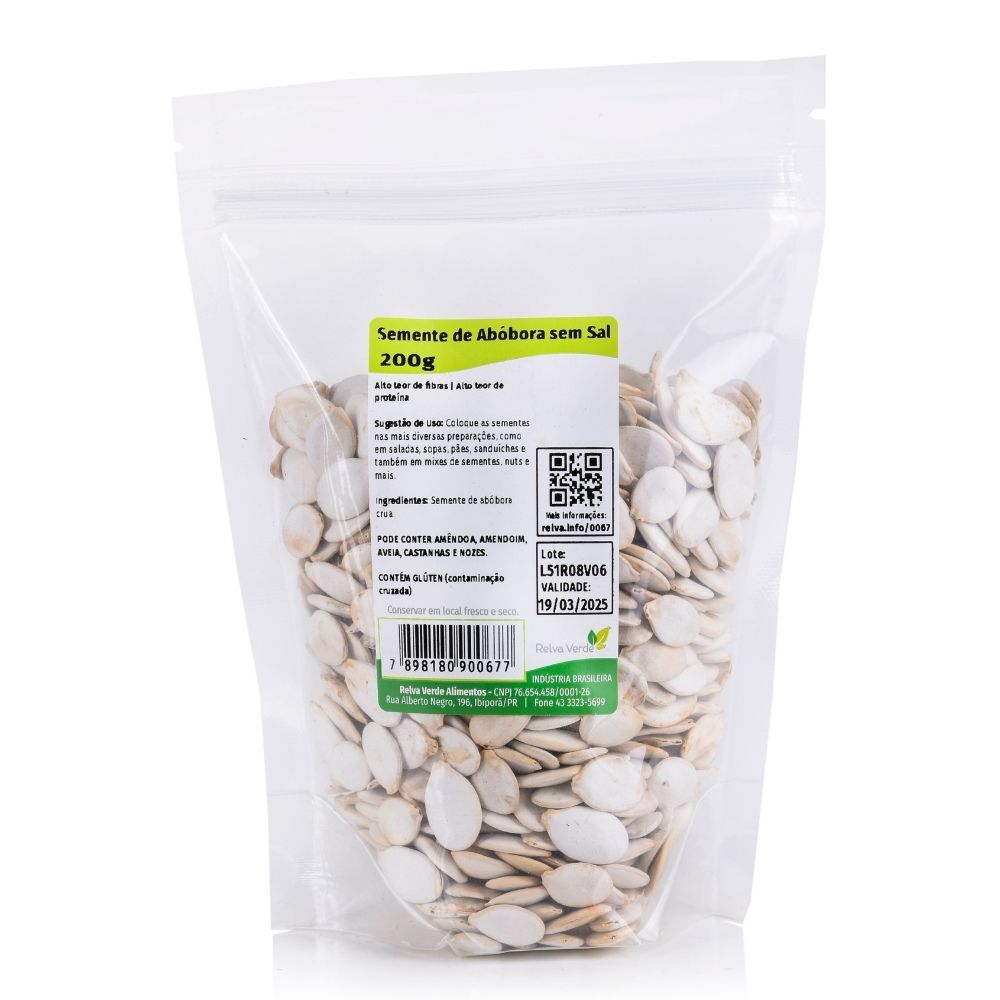 Semente de Abóbora sem Sal 200g - Imagem 3