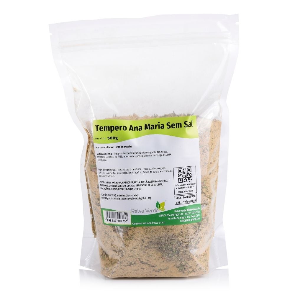 Tempero Ana Maria Sem Sal 500g - Imagem 3