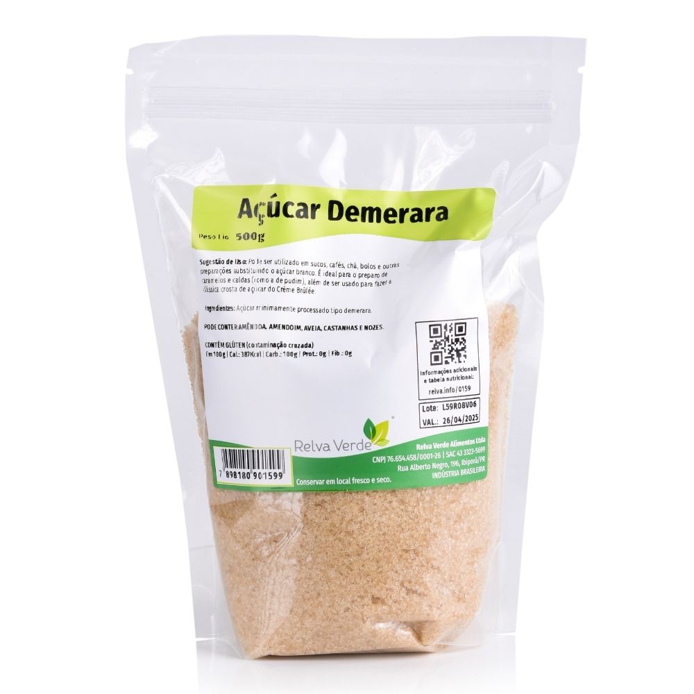 Açúcar Demerara 500g - Imagem 3