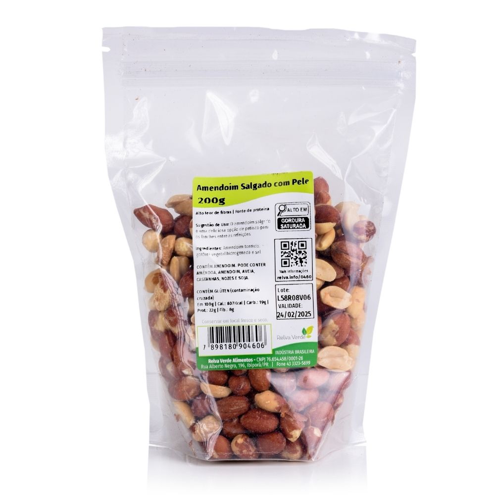 Amendoim Salgado com Pele 200g - Imagem 3