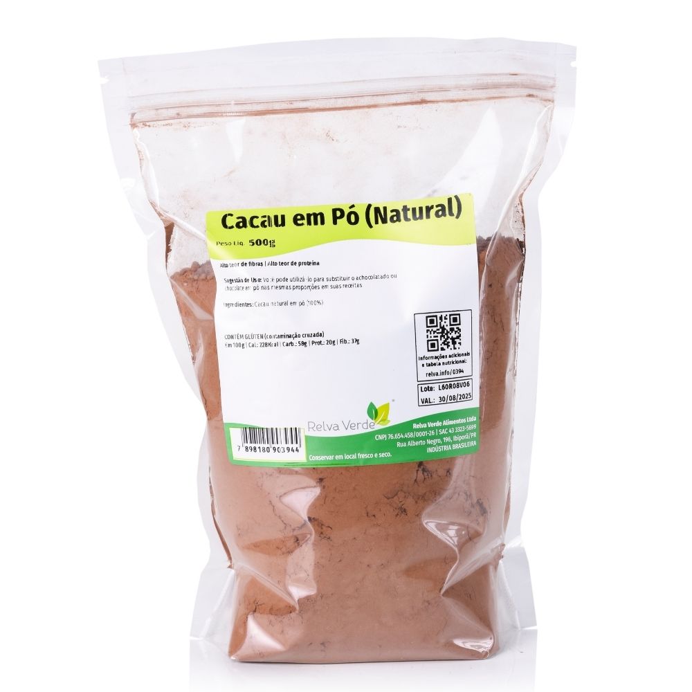 Cacau em Pó (Natural) 500g - Imagem 3