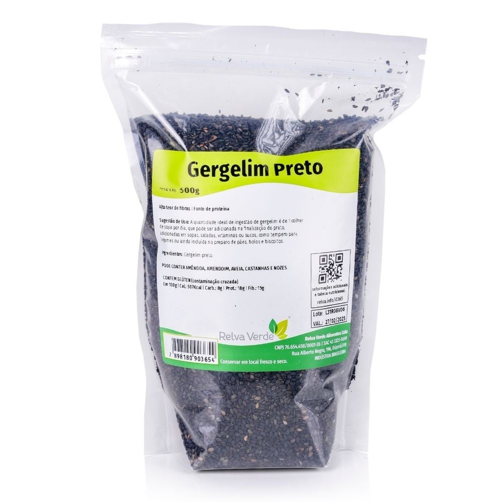 Gergelim Preto 500g - Imagem 3