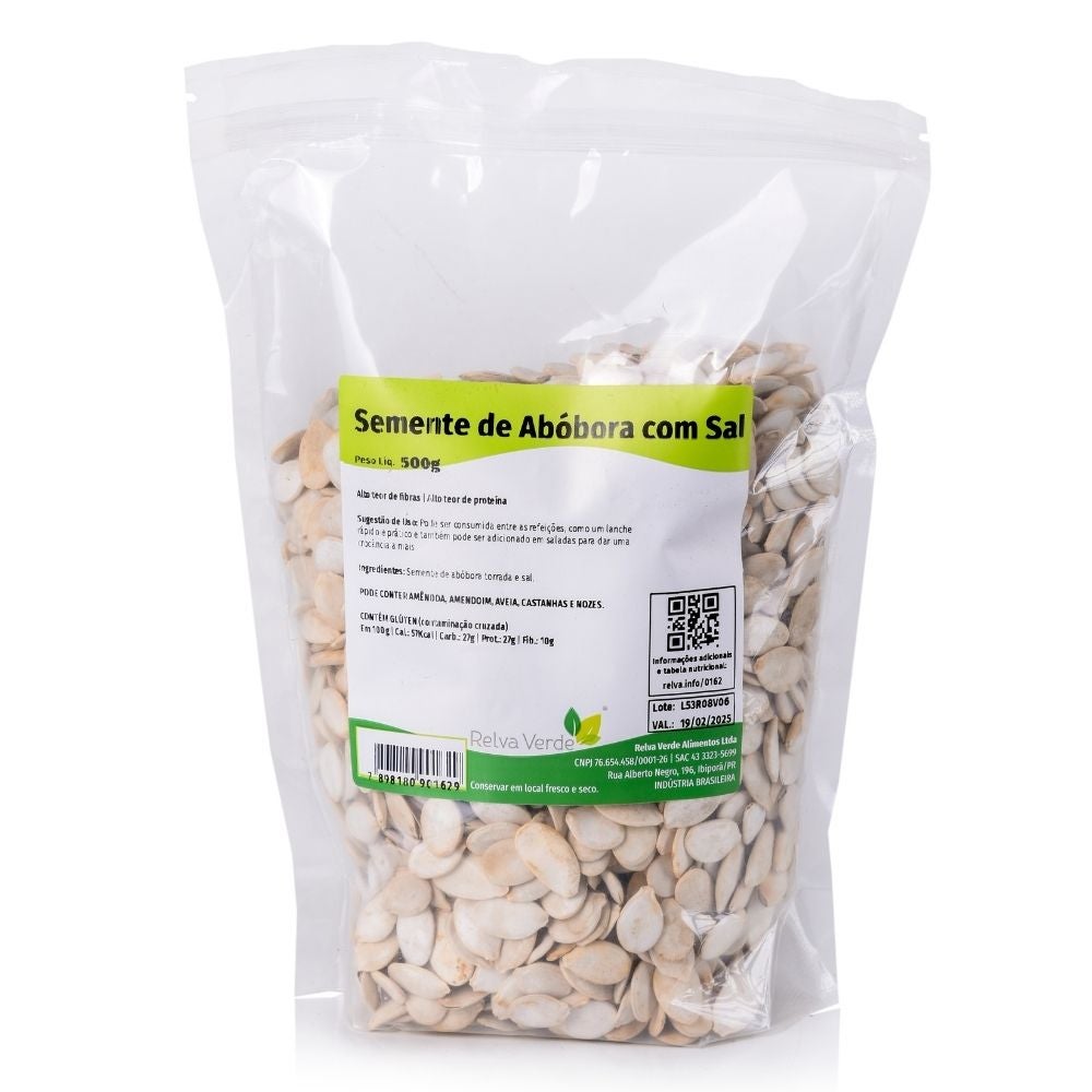 Semente de Abóbora com Sal 500g - Imagem 3