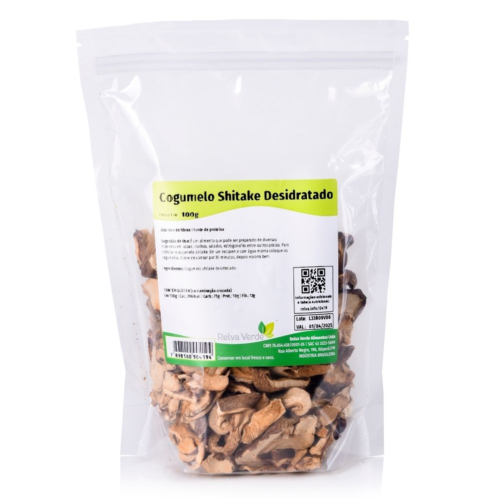 Cogumelo Shitake Desidratado 100g - Imagem 3