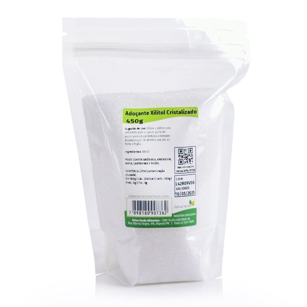 Adoçante Xilitol Cristalizado 450g - Imagem 2