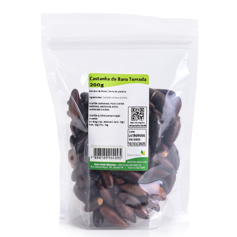 Castanha de Baru Torrada 200g - Imagem 3