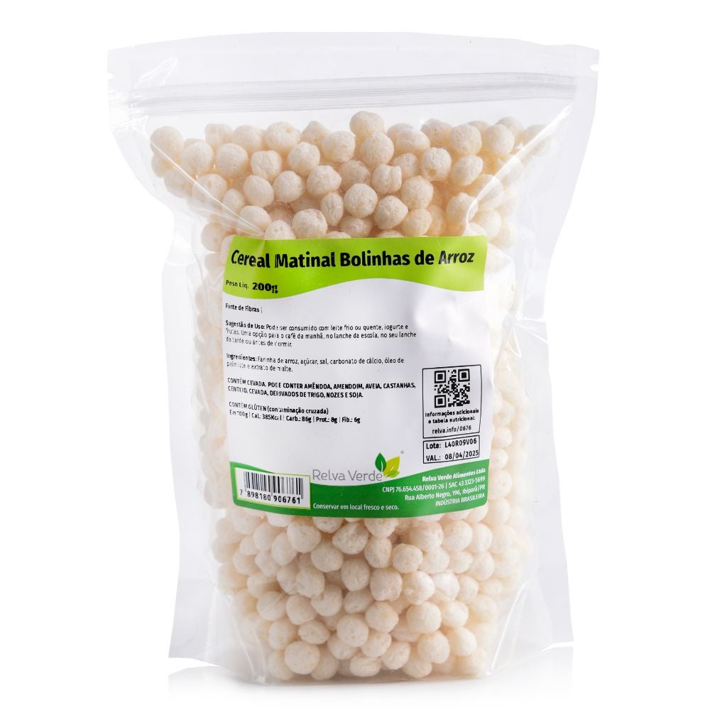 Cereal Matinal Bolinhas de Arroz 200g - Imagem 3