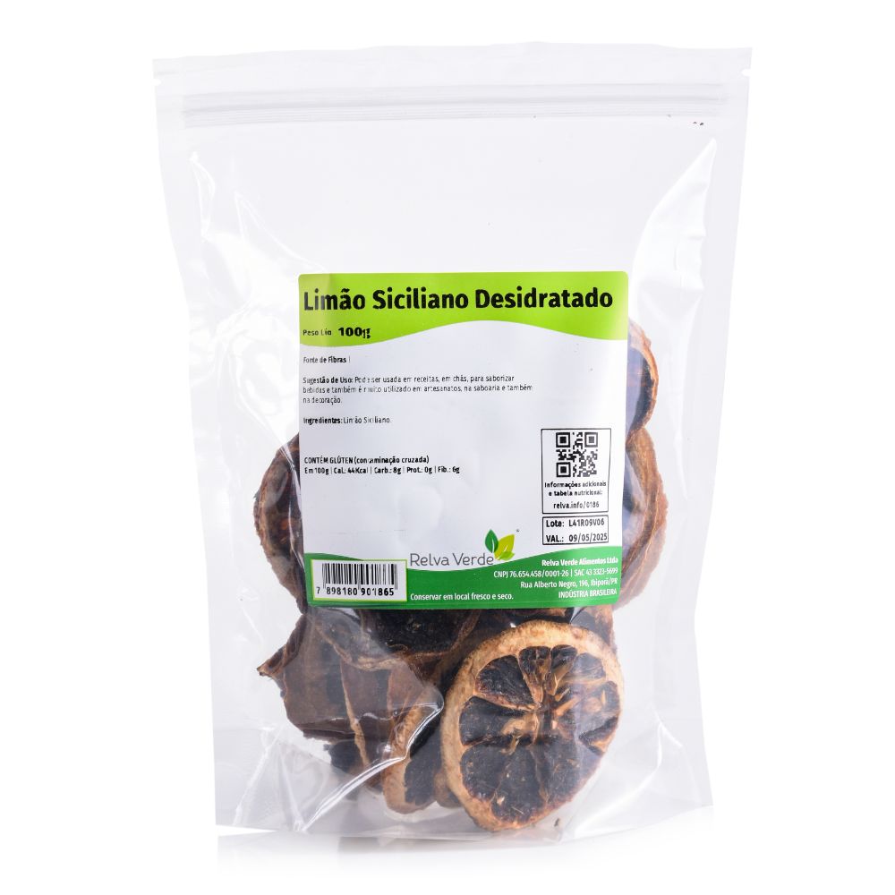 Limão Siciliano Desidratado 100g - Imagem 3