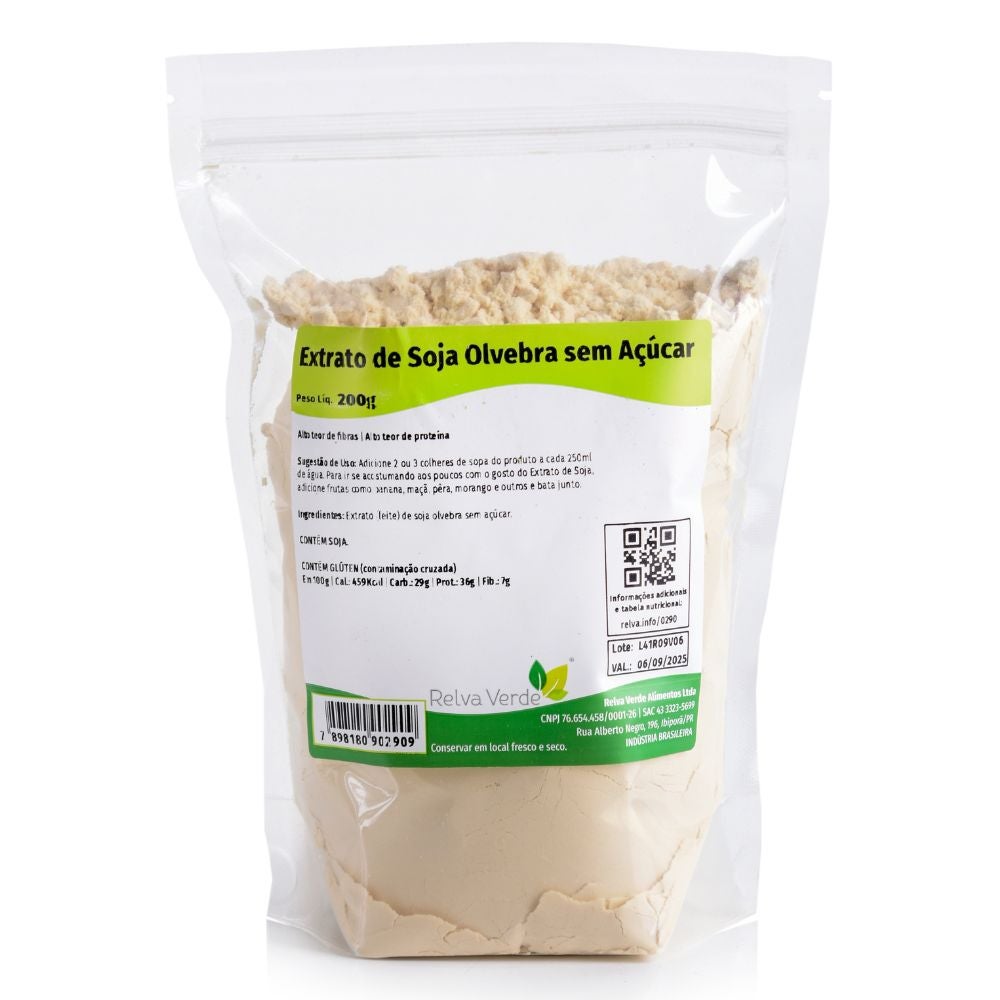 Extrato de Soja Olvebra sem Açúcar 200g - Imagem 3