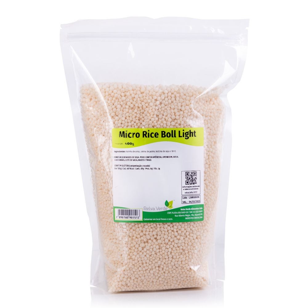 Micro Rice Boll Light (Esferas de Arroz) 400g - Imagem 3