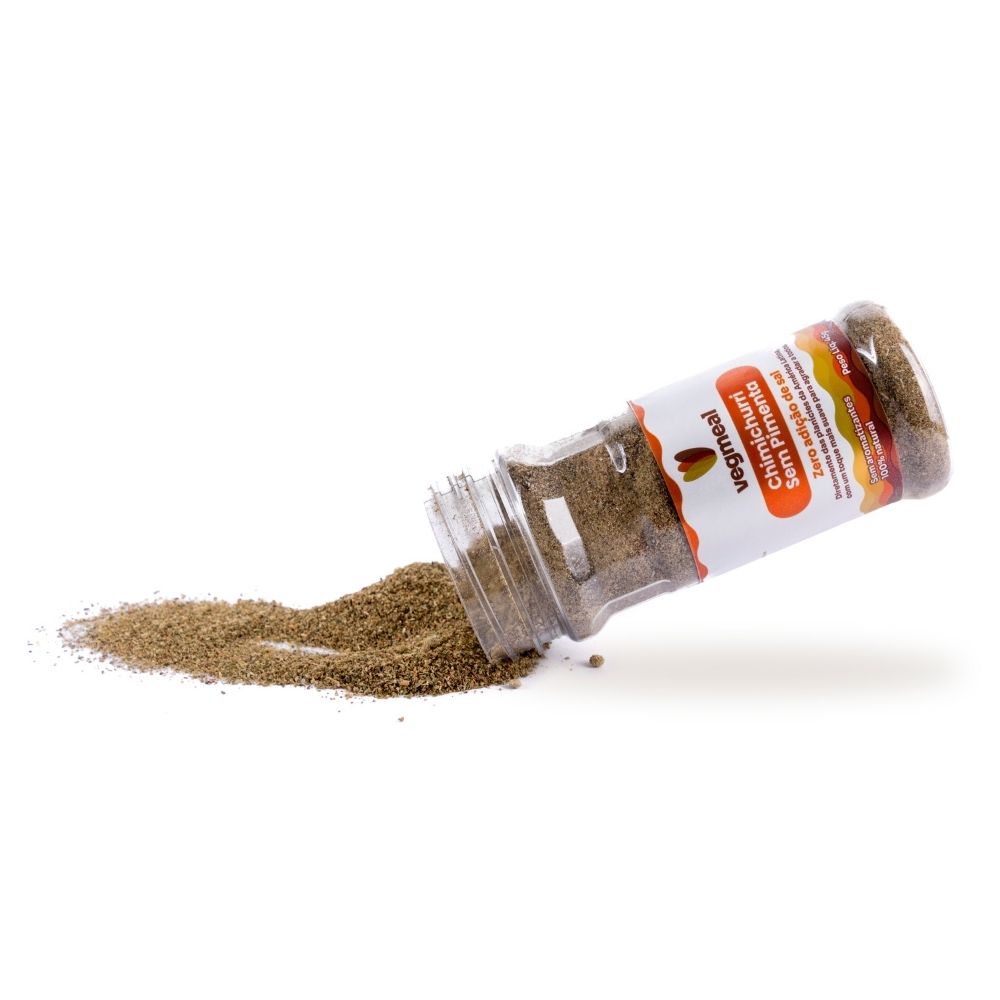 Chimichurri Sem Pimenta em Pó Zero Adição de Sal Vegmeal Pote 45g - Imagem 5