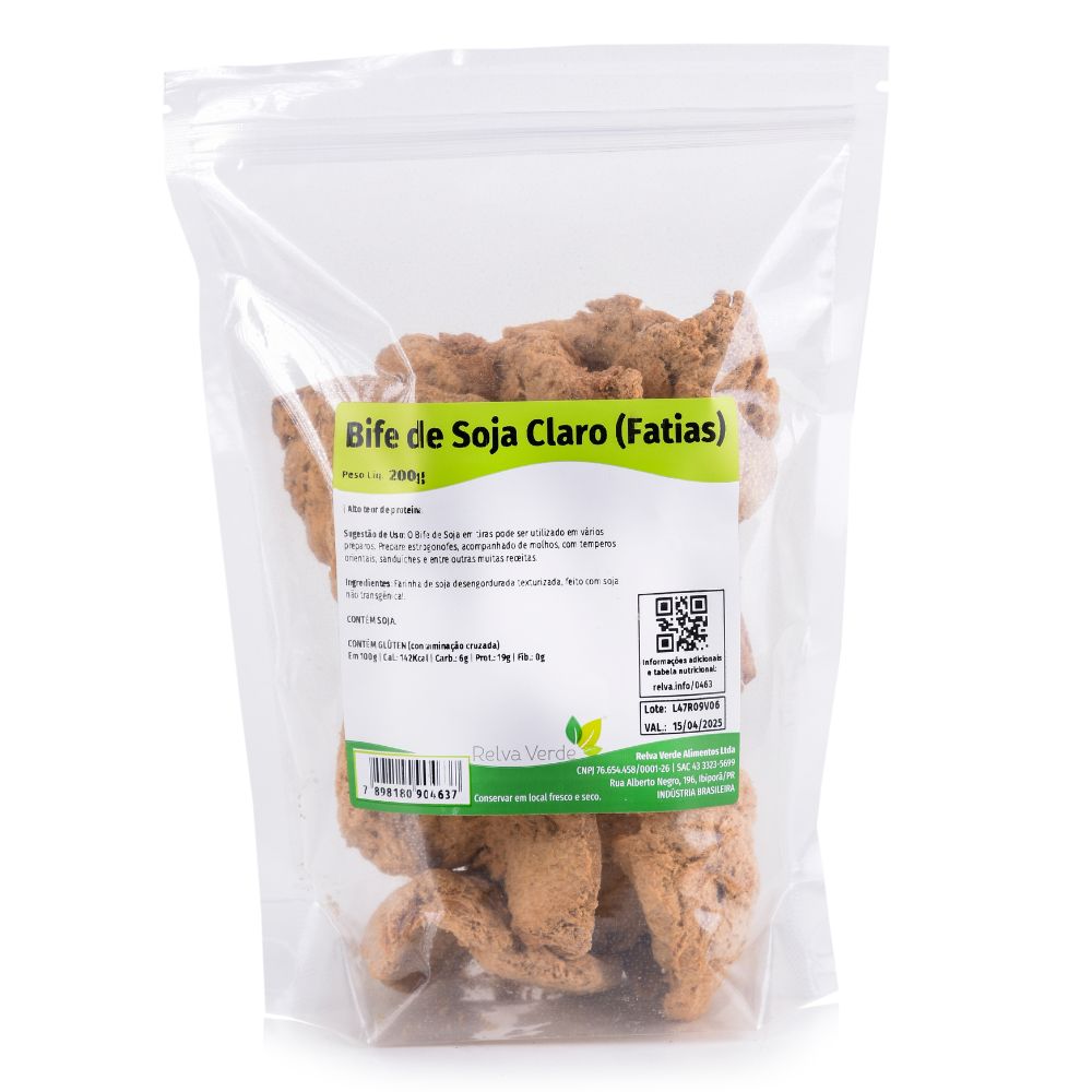 Bife de Soja Claro (Fatias) 200g - Imagem 2