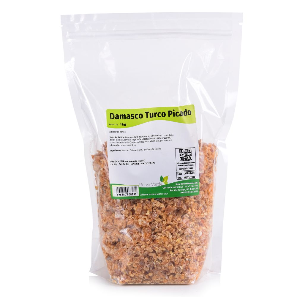 Damasco Turco Picado 1kg - Imagem 2