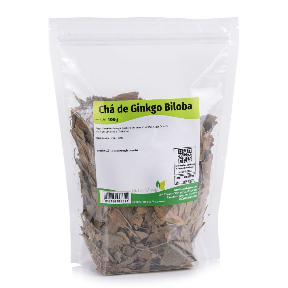 Chá de Ginkgo Biloba 100g - Imagem 3