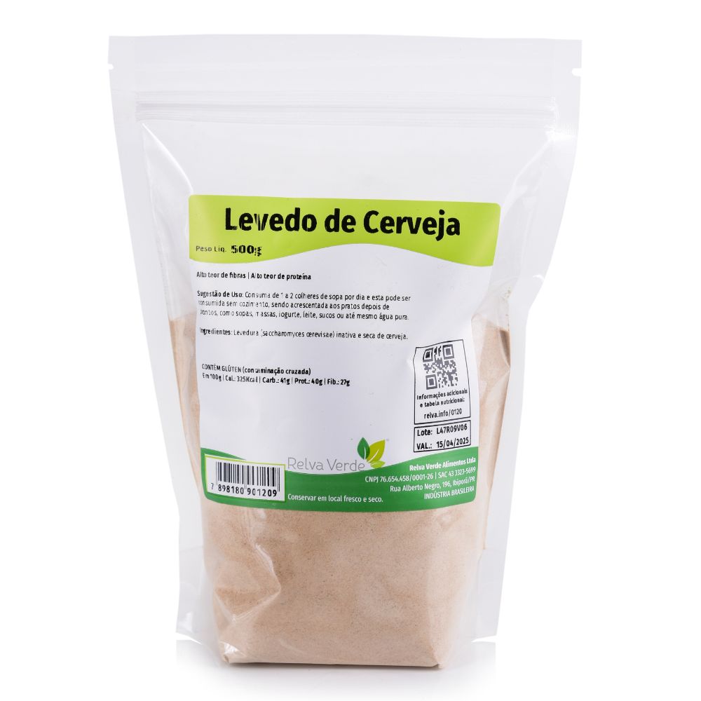 Levedo de Cerveja 500g - Imagem 3