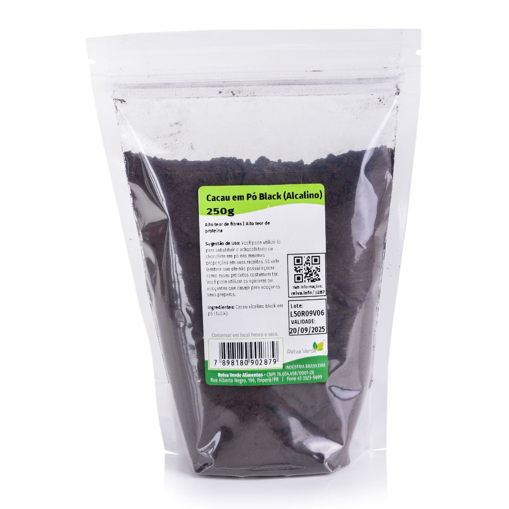 Cacau em Pó Black (Alcalino) 250g - Imagem 3