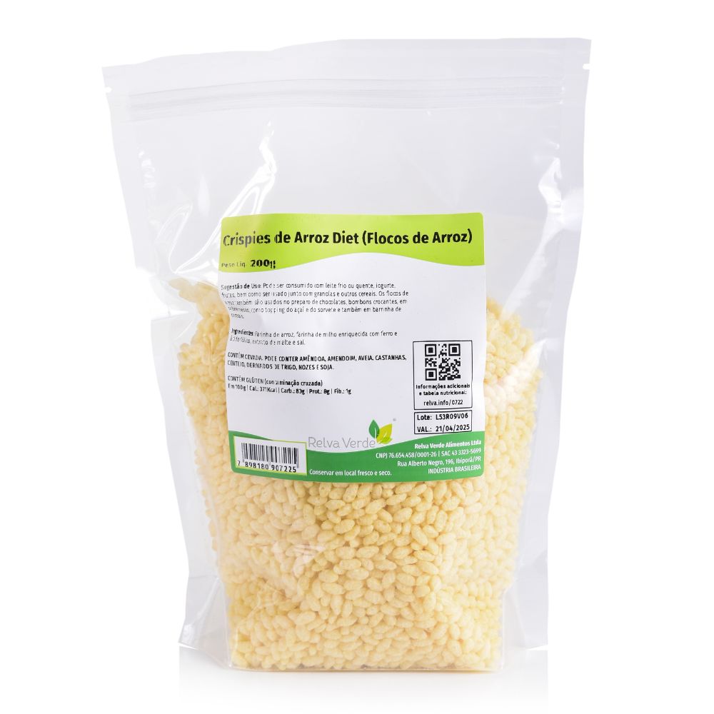 Crispies de Arroz Diet (Flocos de Arroz) 200g - Imagem 3