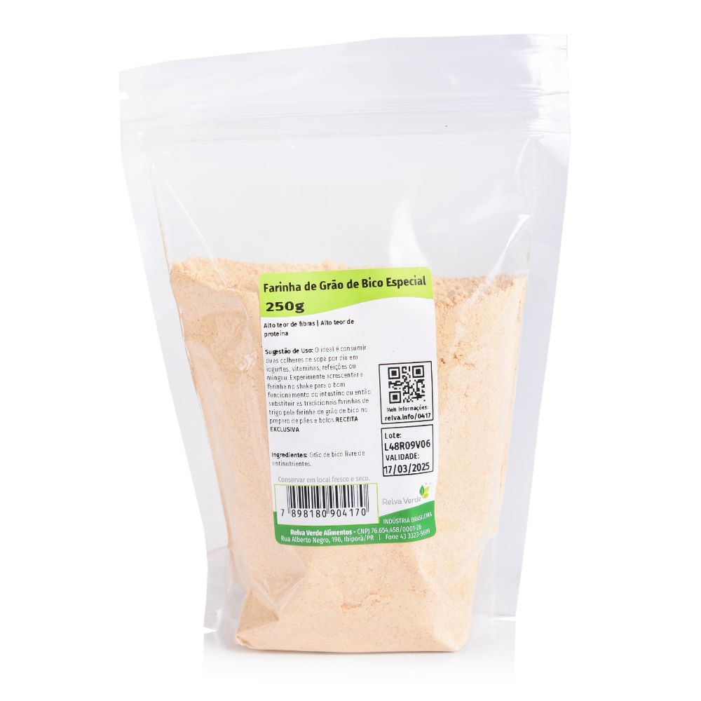 Farinha de Grão de Bico Especial 250g - Imagem 3