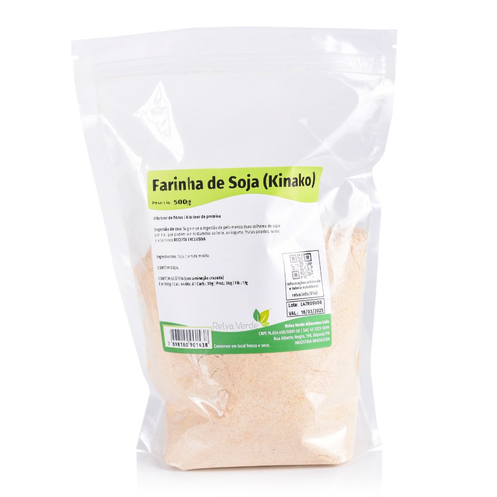 Farinha de Soja (Kinako) 500g - Imagem 3