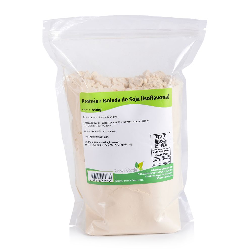 Proteína Isolada de Soja (Isoflavona) 500g - Imagem 3