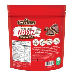 Biscoito de Arroz com Chocolate DaColônia 50g - Imagem 2