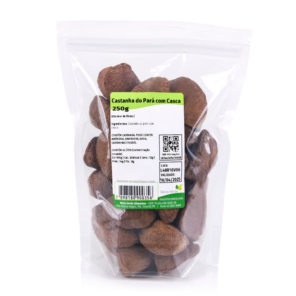 Castanha do Pará com Casca 250g - Imagem 3