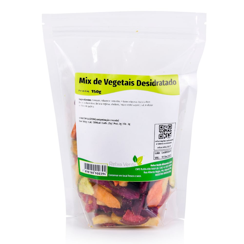 Mix de Vegetais Desidratados 150g - Imagem 3