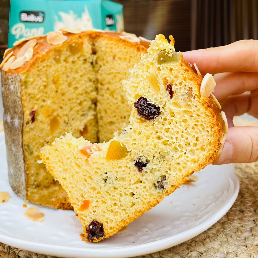 Panettone com Frutas Cristalizadas Zero Açúcar Belive 420g - Imagem 5