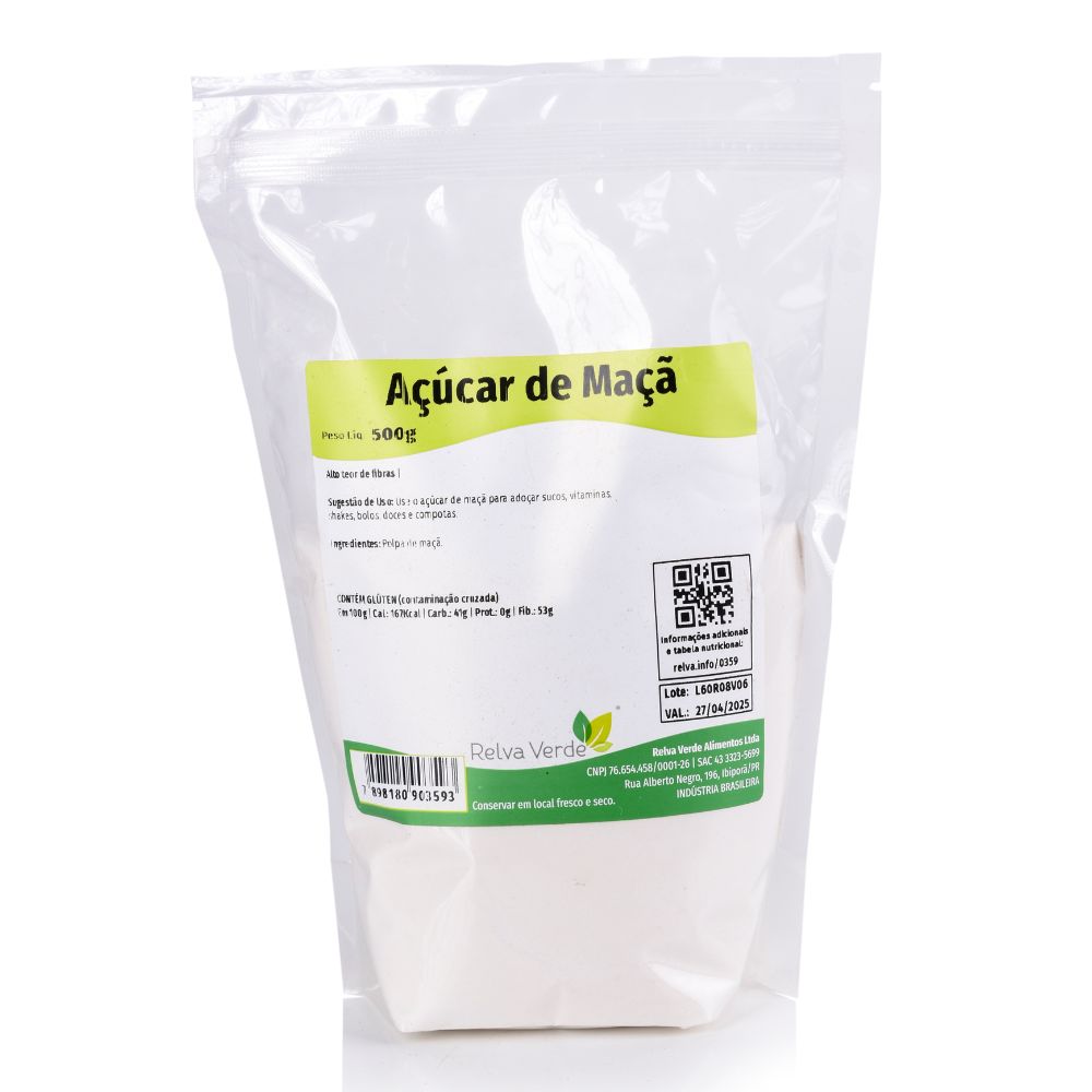 Açúcar de Maçã 500g - Imagem 3