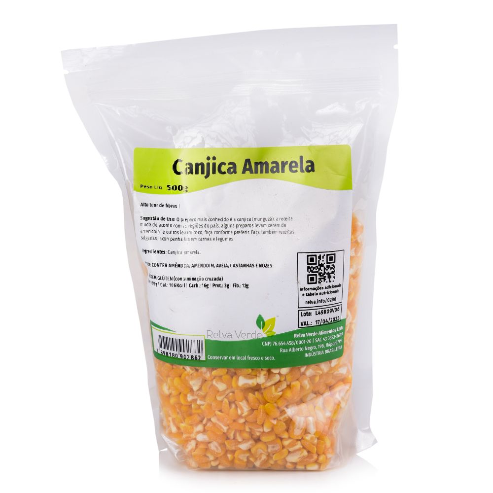 Canjica Amarela 500g - Imagem 3