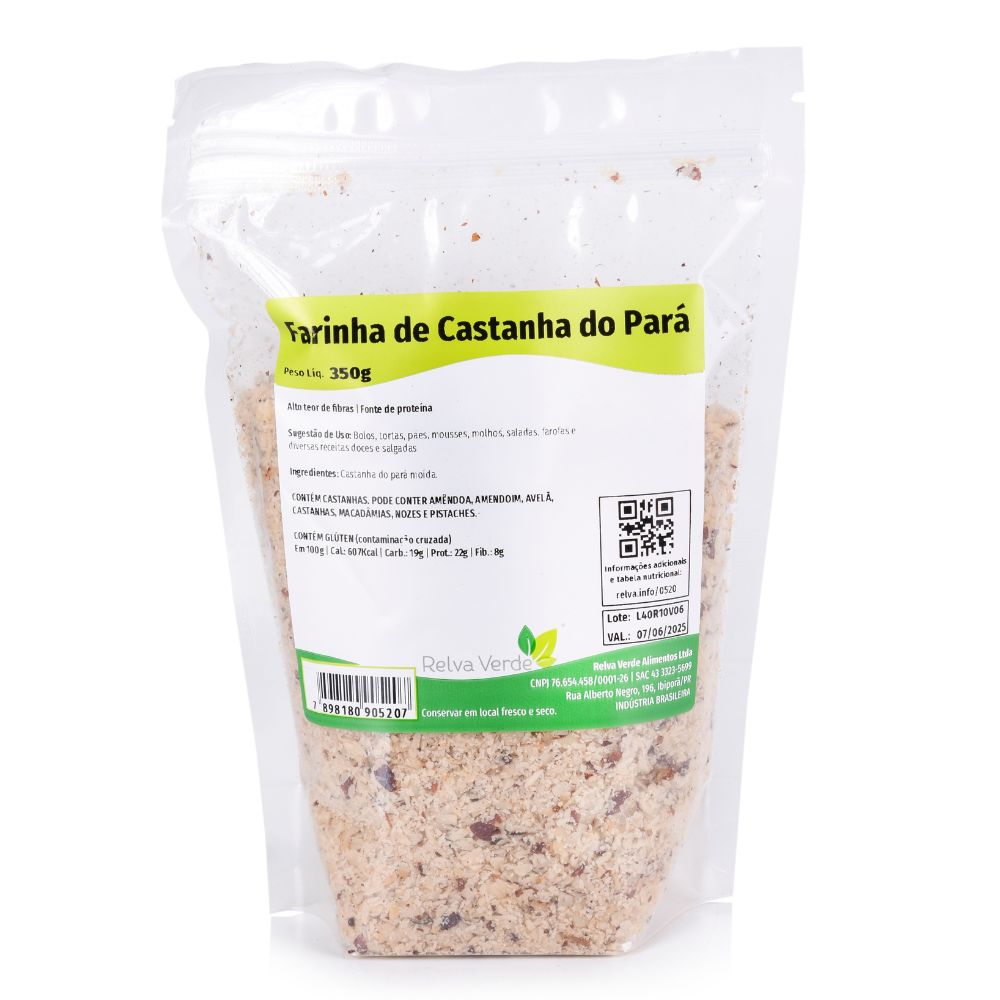 Farinha de Castanha do Pará 350g - Imagem 3