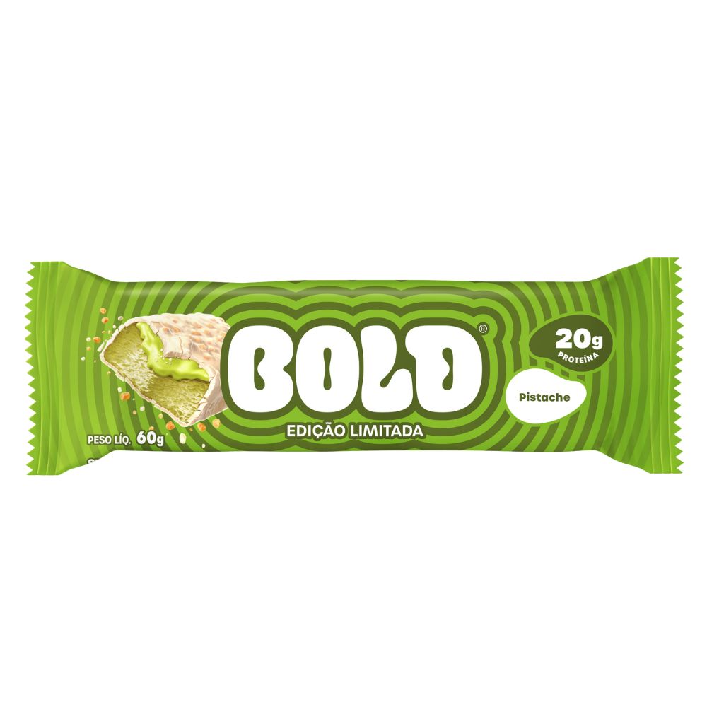 Barra de Proteína Sabor Pistache Bold 60g