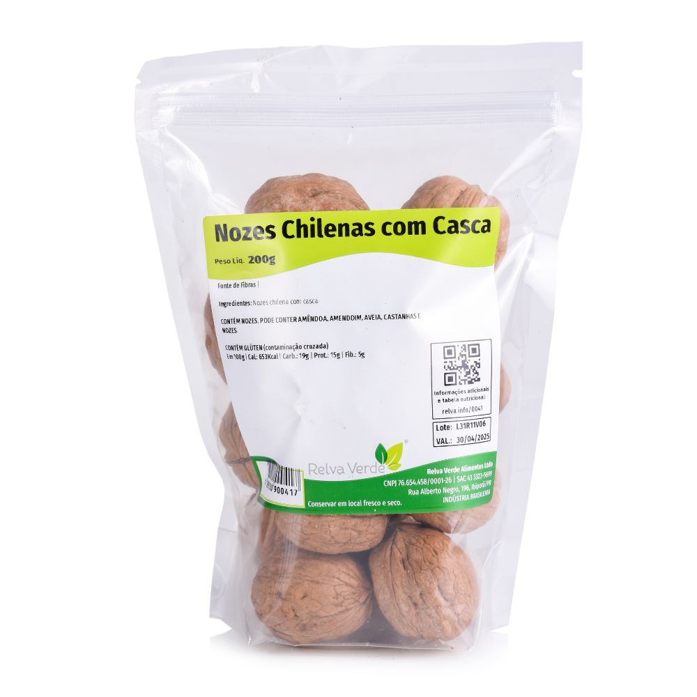 Nozes Chilenas com Casca 200g - Imagem 3