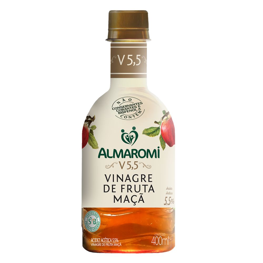 Vinagre de Maçã V5,5 Almaromi 400ml