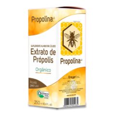 Extrato de Própolis Orgânico Diluído em Água Propolina L3 Breyer 250ml