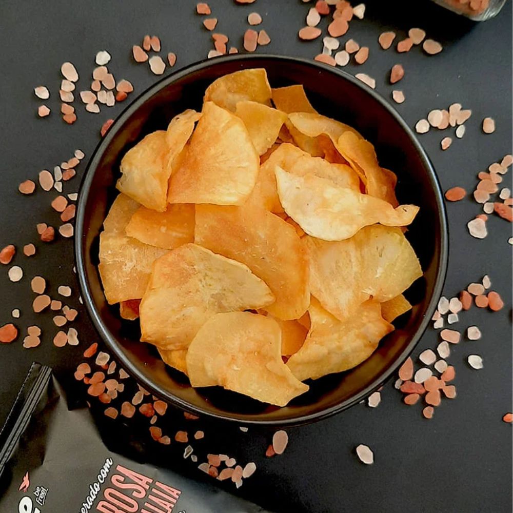 Batata-Doce Chips com Sal Rosa do Himalaia Belive 50g - Imagem 2