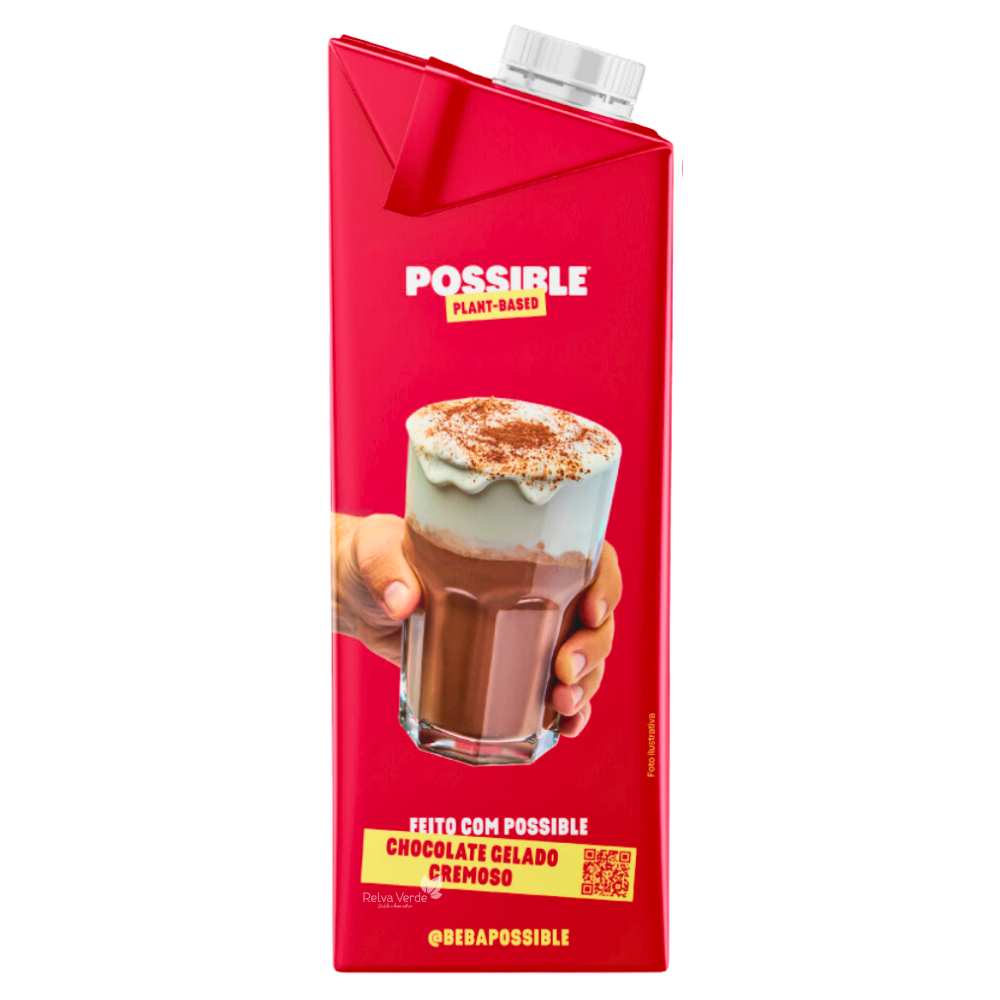 Bebida de Castanha de Caju Sabor Chocolate sem Leite Possible 1L - Imagem 2