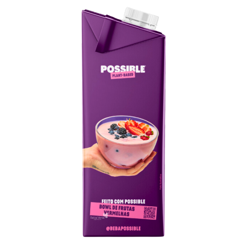 Bebida de Castanha de Caju Sabor Morango sem Leite Possible 1L - Imagem 2