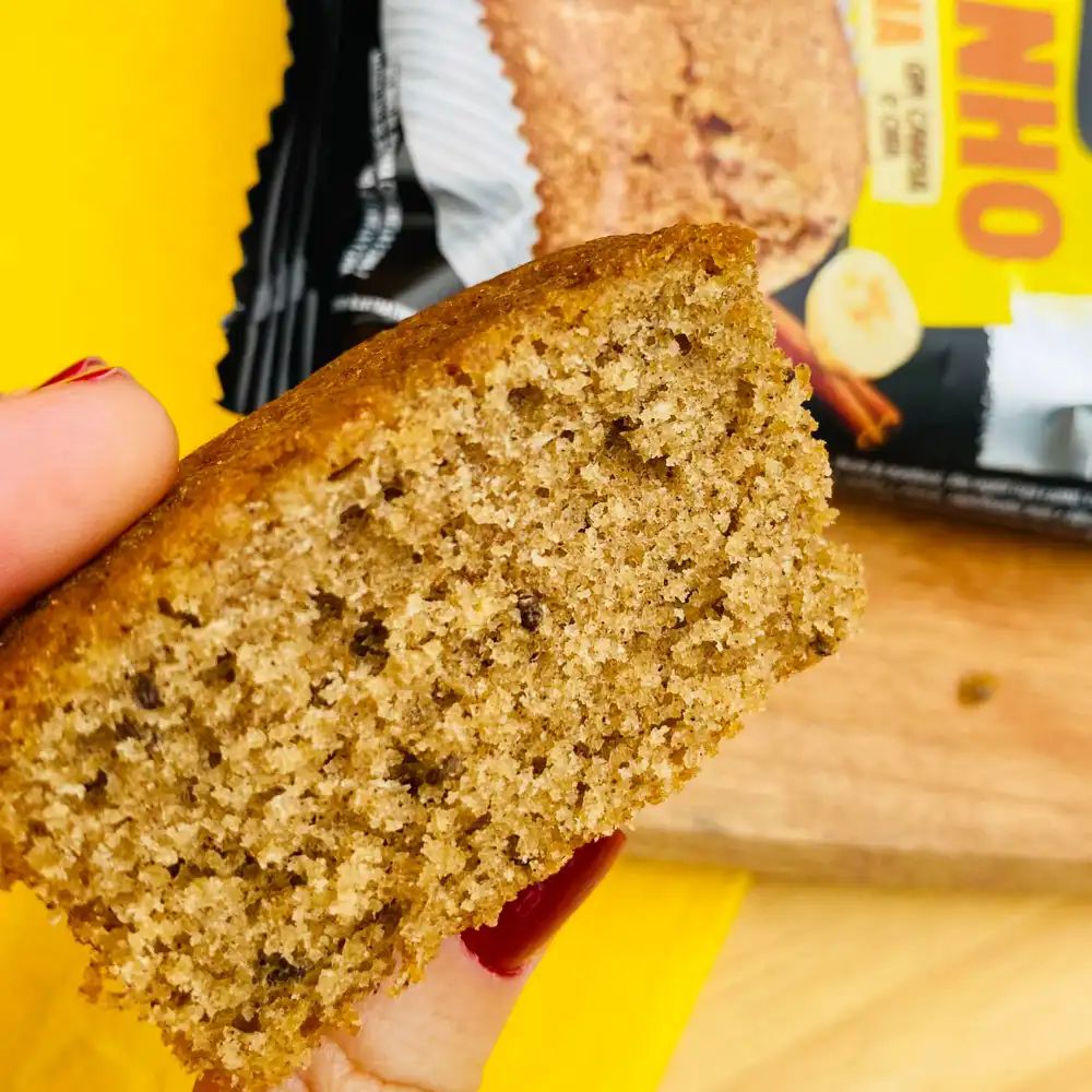 Bolinho Sem Açúcar Sabor Banana com Canela e Chia Belive 40g - Imagem 2