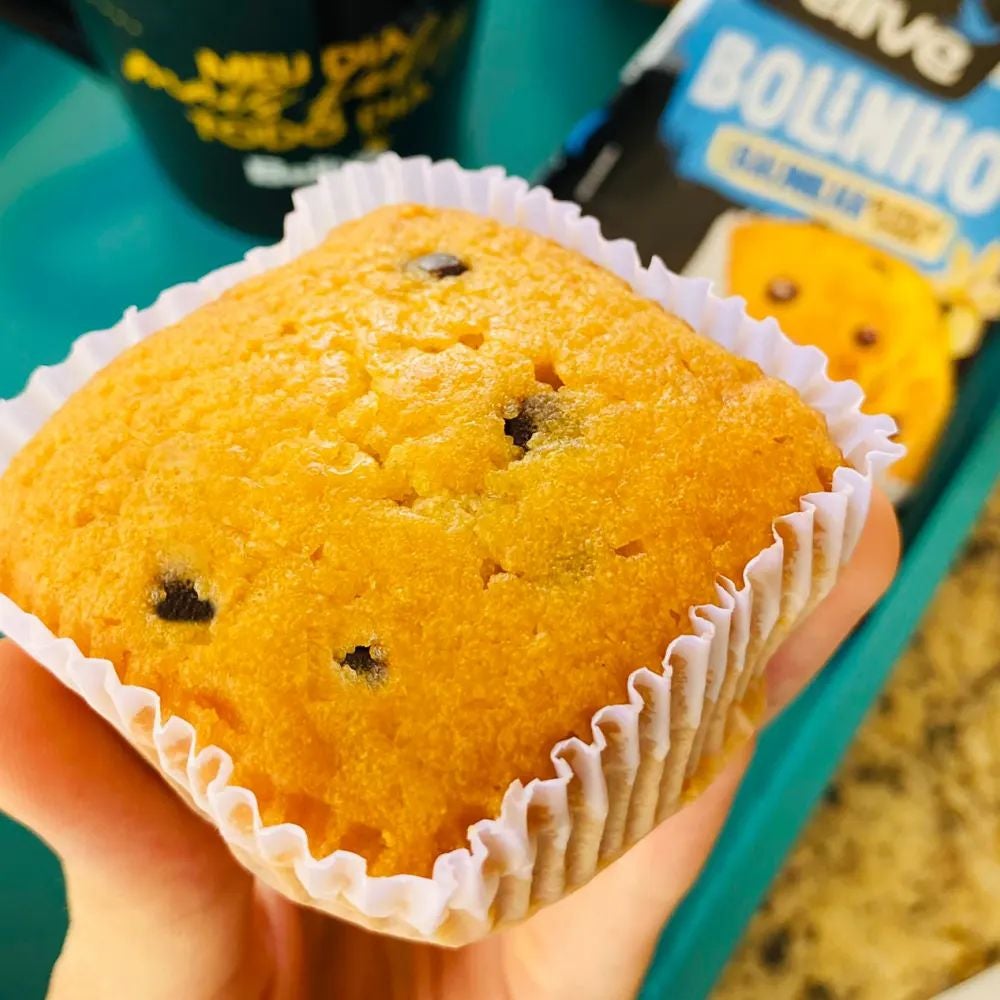 Bolinho Sem Açúcar Sabor Baunilha com Gotas de Chocolate Belive 40g - Imagem 3