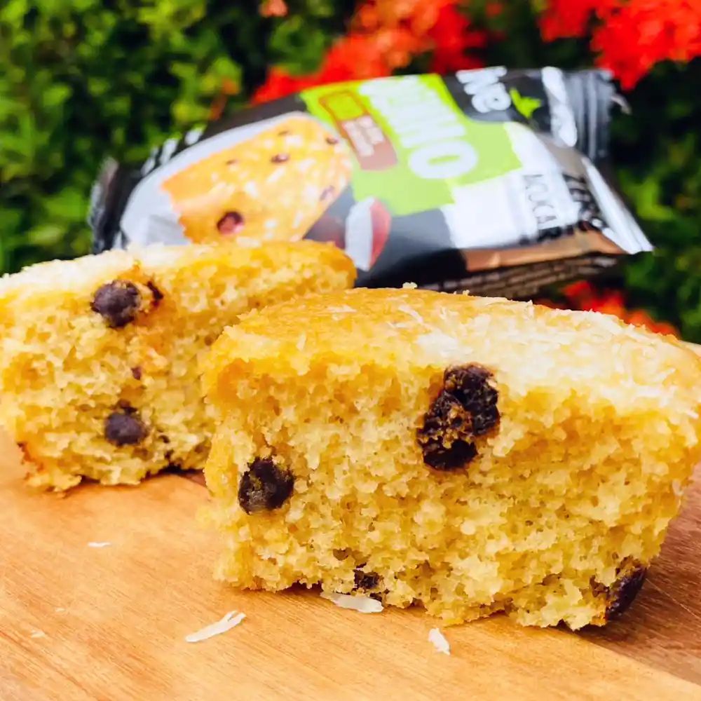 Bolinho Sem Açúcar Sabor Coco com Gotas de Chocolate Belive 40g - Imagem 3